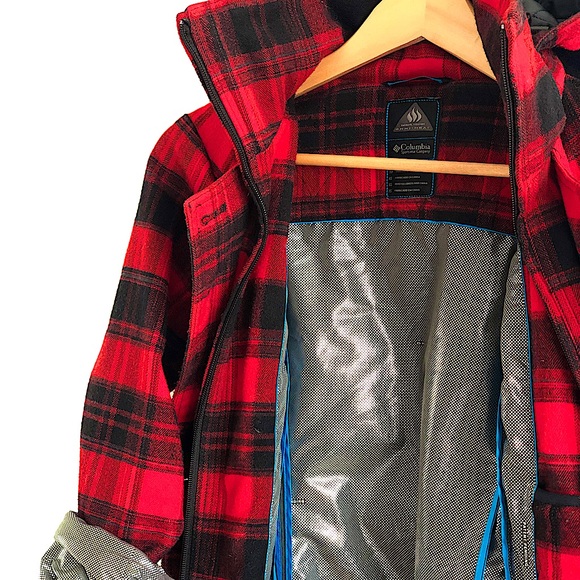COPY - WMNS COLUMBIA OMNI HEAT PLAID WINTER TRENCH COAT - Picture 1 of 4